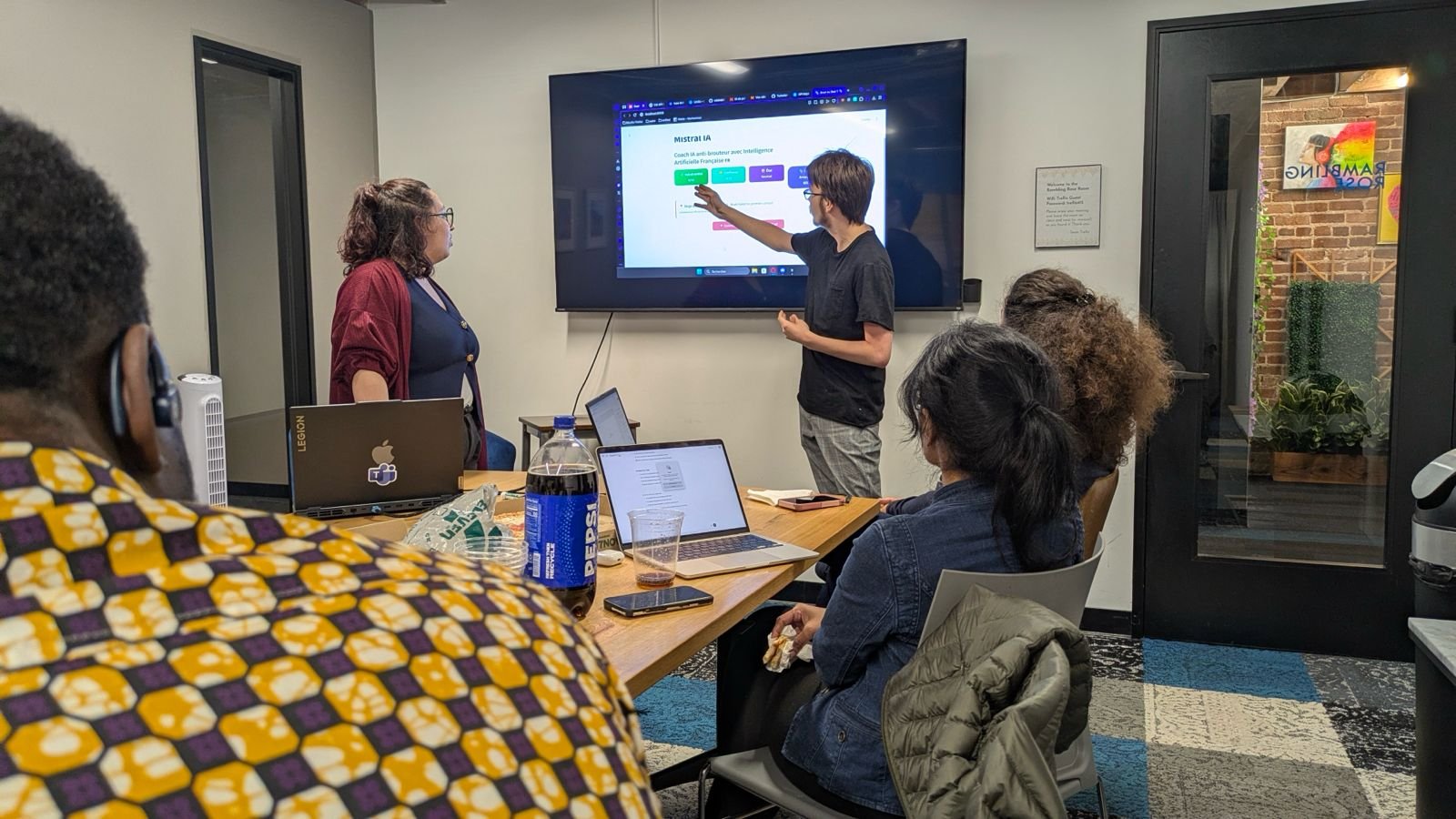 A live AI product demonstration